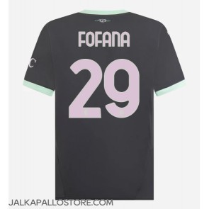 AC Milan Youssouf Fofana #29 Kolmaspaita 2024-25 Lyhythihainen